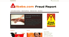 Desktop Screenshot of alibabafraud.com